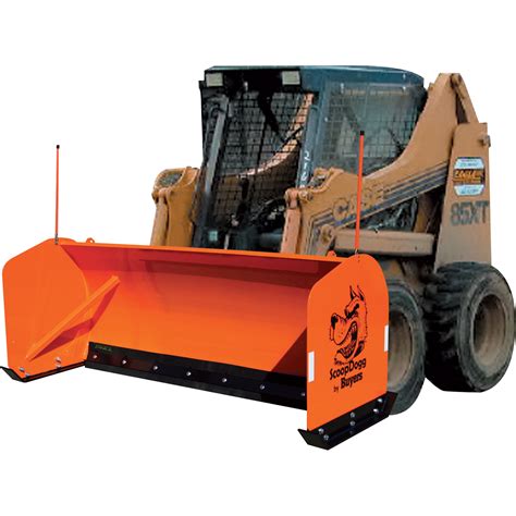 snow pusher blade skid steer|snow pusher skid steer attachment.